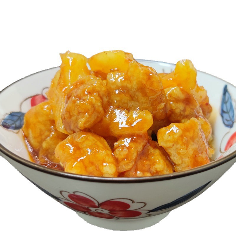 파인애플 구루고기 180g 덮밥 요리 패키지 편리한 즉석 상업용 패스트푸드 조리된 요리 도매