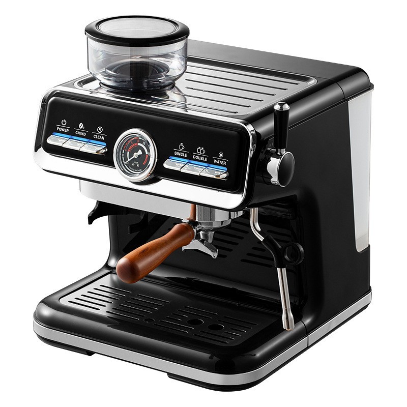Máquina de café italiana semiautomática de alta presión extracción automática de burbujas de leche pantalla de color inteligente integrada venta spot transfronteriza