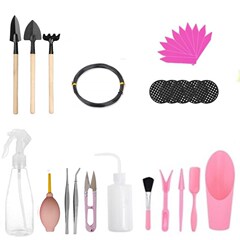 Micro landscape succulent tool set combination plant flower growing supplies gardening tool set succulent maintenance and planting