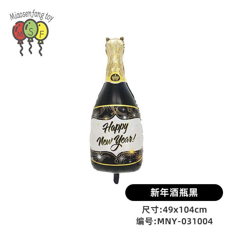 MNY-031004-새해 와인병 블랙