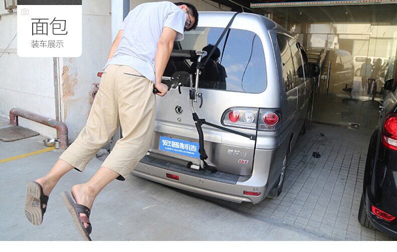 Cooluzer Prado Land Rover New Defender Tank 300 Tank 500 Car-Mounted Bicycle Rack Rear-Mounted Bike Rack