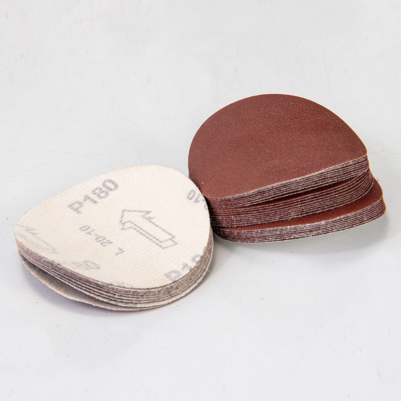 植绒砂纸 圆盘背绒 木材打磨片拉绒片砂纸片抛光盘自粘片厂家直销