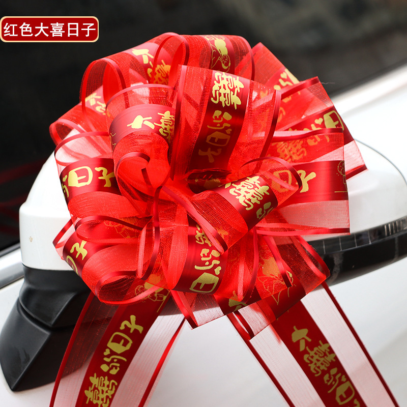 Casamiento, espejo retrovisor, flores, flores