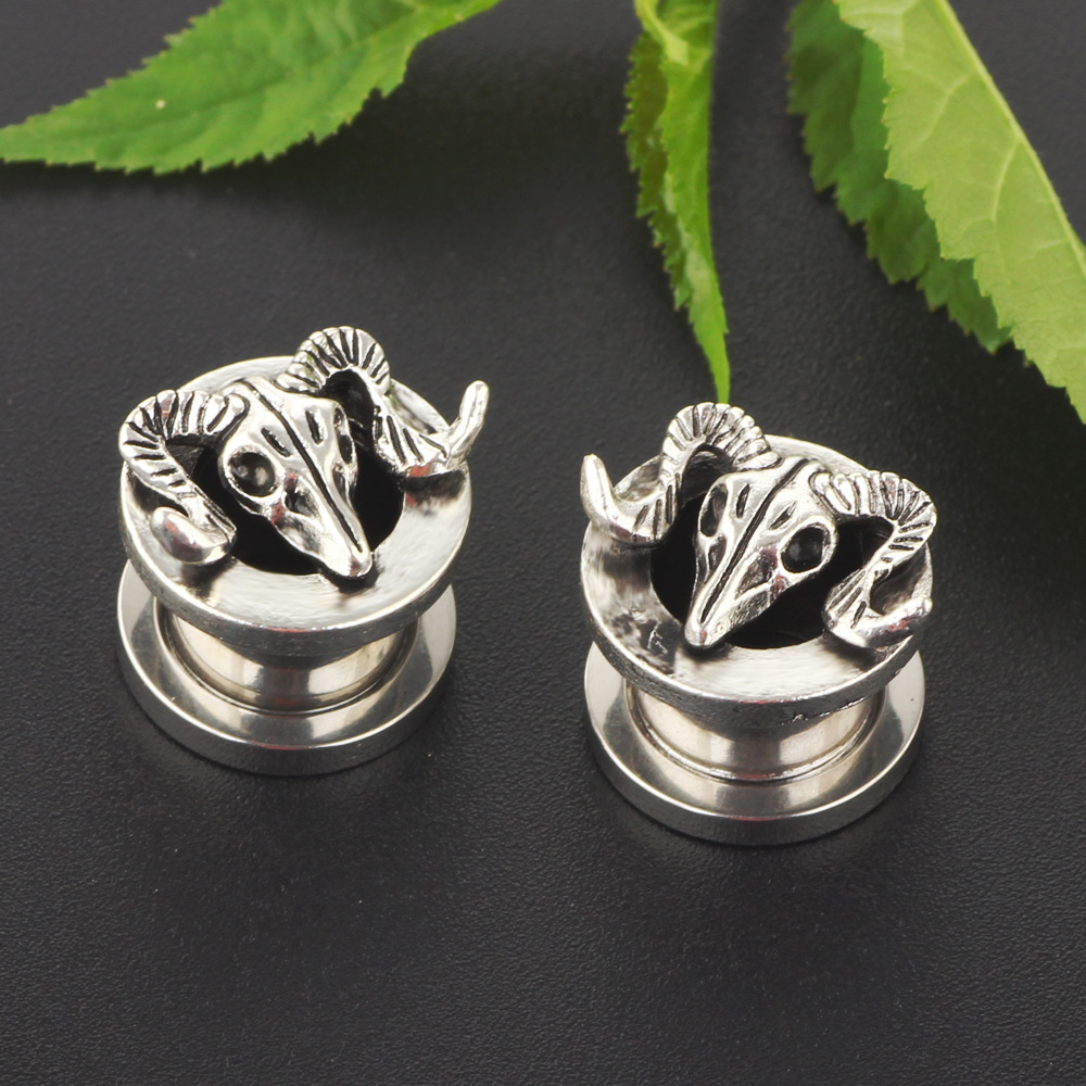 Labret piercing jewelry detail image