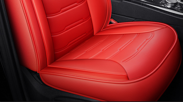 Cross-Border Foreign Trade Four-Season Universal Five-Seater Full Leather Fully Enclosed Car Seat Cover Car Seat Cushion Car Seat Cushion Pad