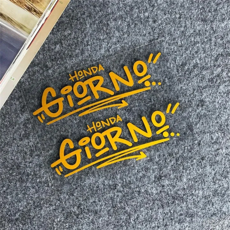 Giorno 자동차 앞 스티커 노란색 쌍