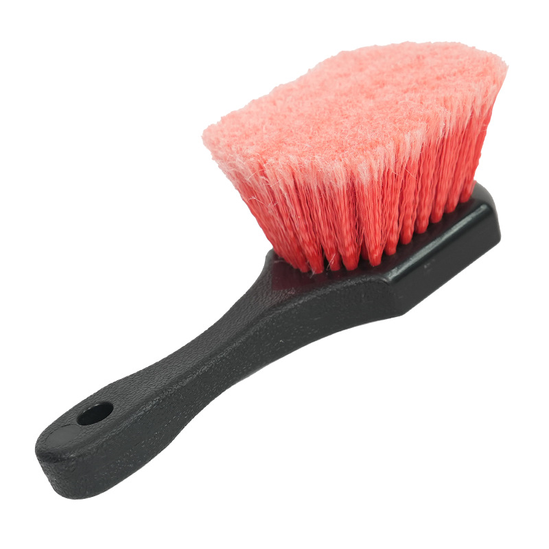 검은 손잡이 붉은 꽃 실크