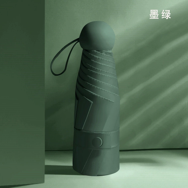 Umbrella solar-powered, small capsule, increased thickness, sun protection, UF-protection, gradient