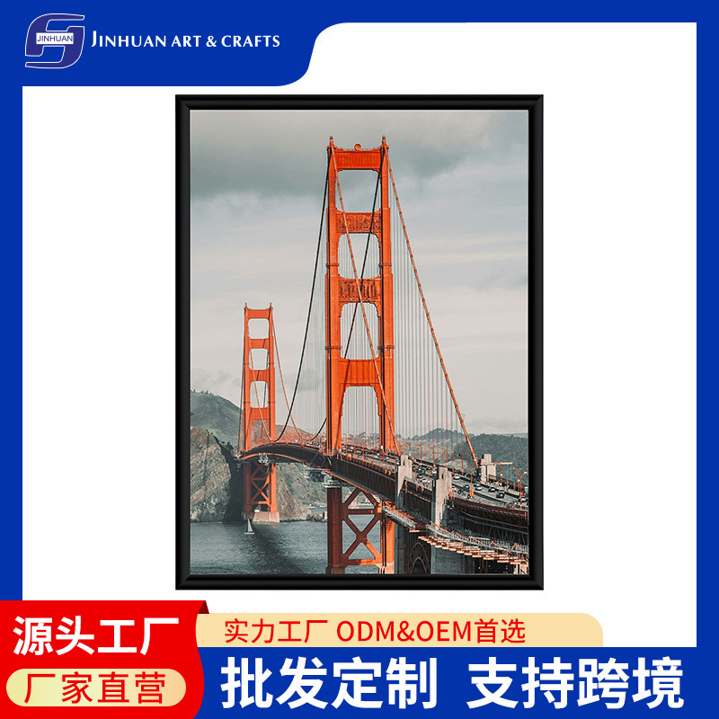 Large Size Poster Frame Black Can Be Easily Disassembled and Assembled 18X24 Hanging Style