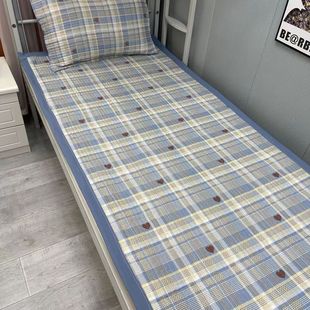Ll Four Seasons Student Dormitory Single Bed Cover Single Piece Anti-Slip Thickened Sheet Double-Sided Simple Quilted Sofa