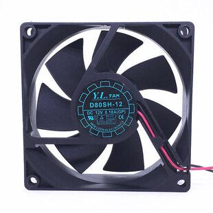�L��/��݆ D80SH-12 8025 12V 0.18A 8CM ���o�C��ɢ���L��