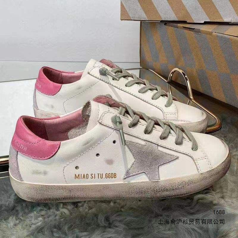 Ggdb Summer Breathable Dirty Shoes for Women, Breathable Leather Star Flat Sneakers, Retro Height-Increasing Star Shoes, White Shoes for Men