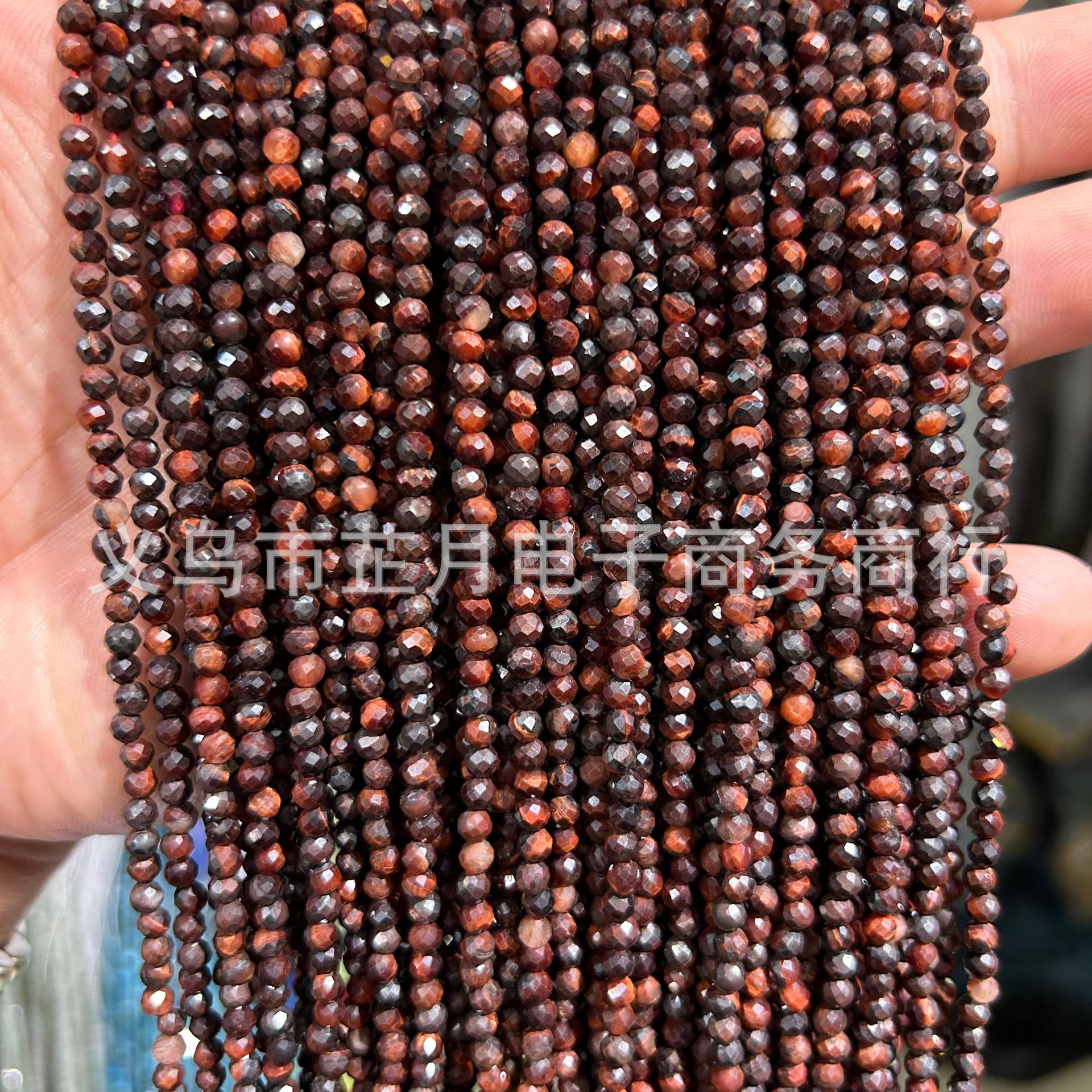 Pequeñas cuentas 2mm3mm4mm facetas todo tipo de ágata Cristal de piedra natural granos sueltos DIY joyería pulsera collar