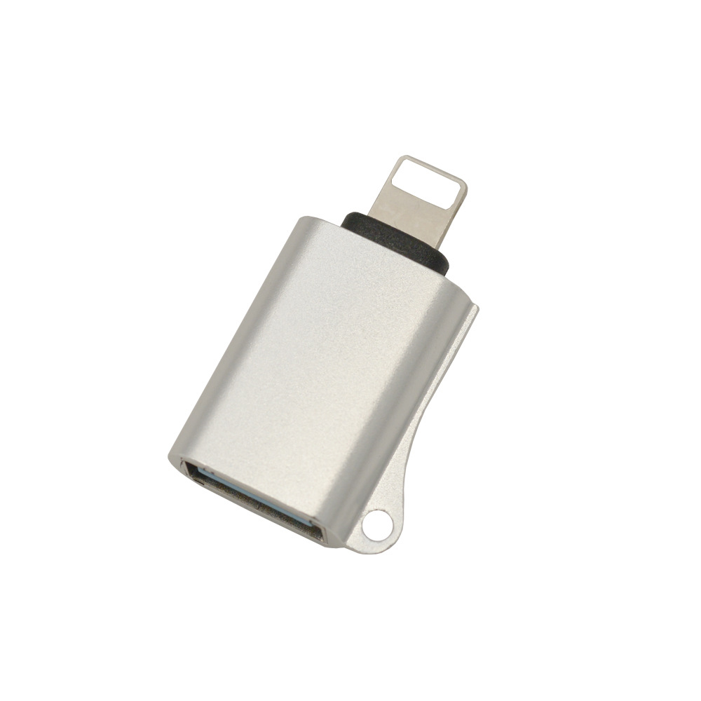 Botón de cinturón de metal-plata (bolsa)