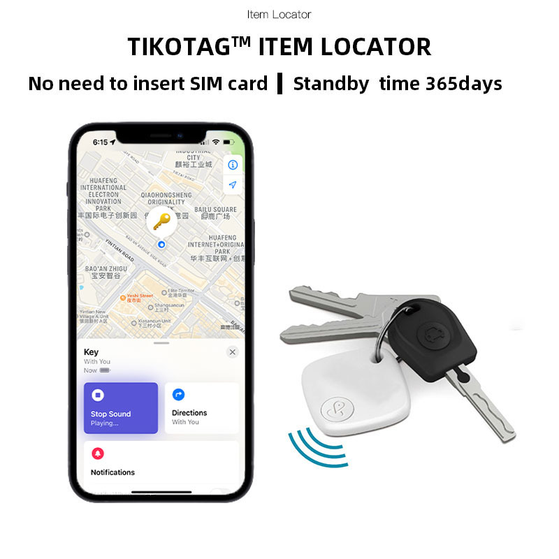 Apple FindMy uyumlu Bluetooth takip cihazı