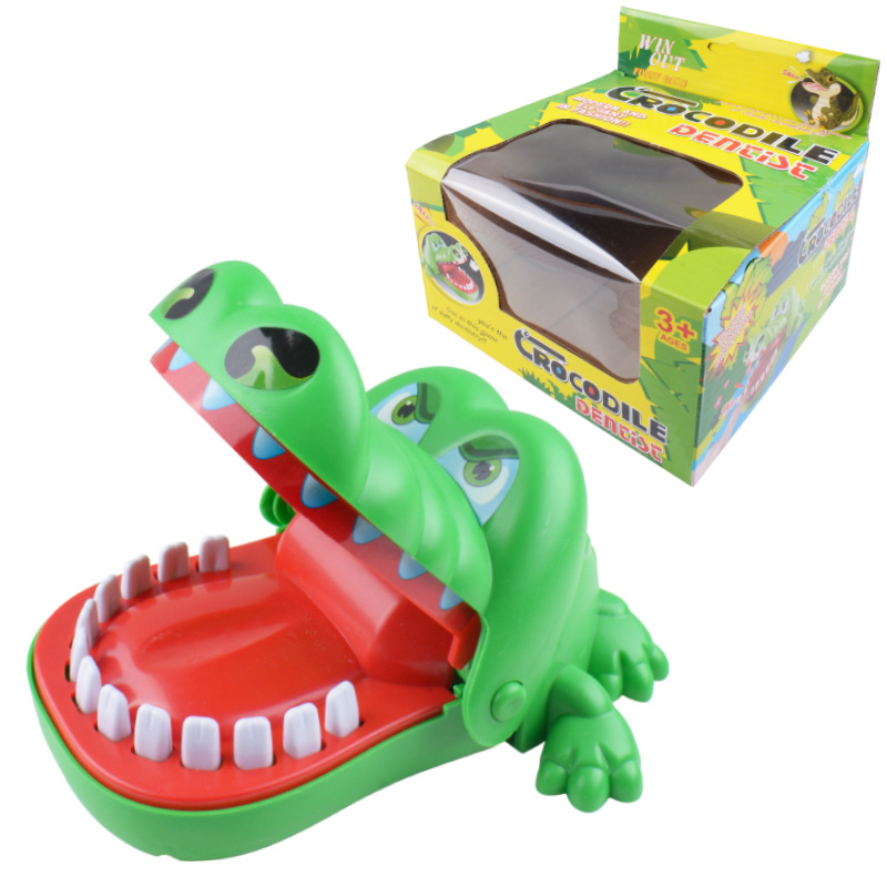 Cocodrilo gigante muerde dedos para padres e hijos juguetes boca extracción de dientes de dientes interactivos regalos para niños al por mayor