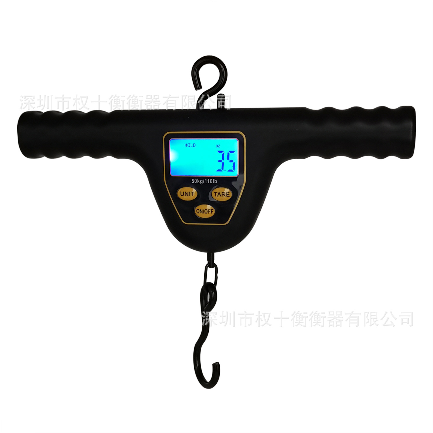 Go fishing Electronic balance fishing gear Hands fold digital display high definition memory function 50KG Large scale weighing
