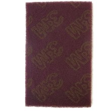 3M红色工业百洁布 清洁去毛刺抛光布菜瓜布抛光拉丝百洁布