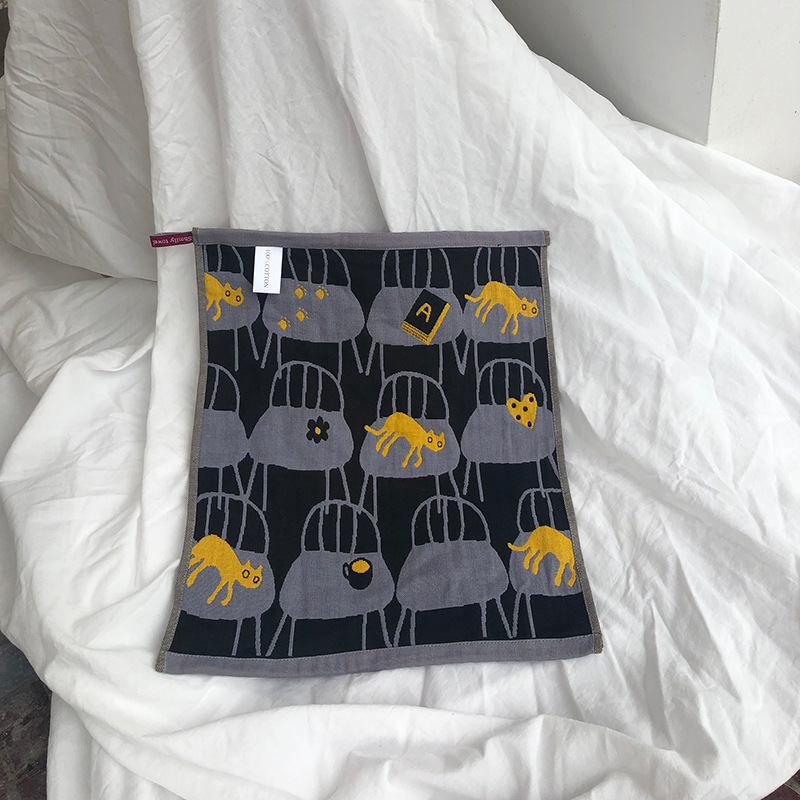 70g Weight Towels, Bath Towels Home Textiles & Decor Type Hooks Storage & Cleaning Cotton Material Animal Pattern Cute Style Cute Animal Cotton Towels Bath Towels Hooks 16