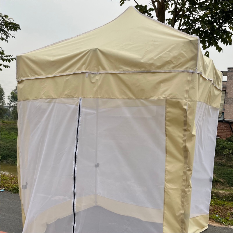 Carpas de campaña huecas para vehículos caqui + cerco de cuatro lados