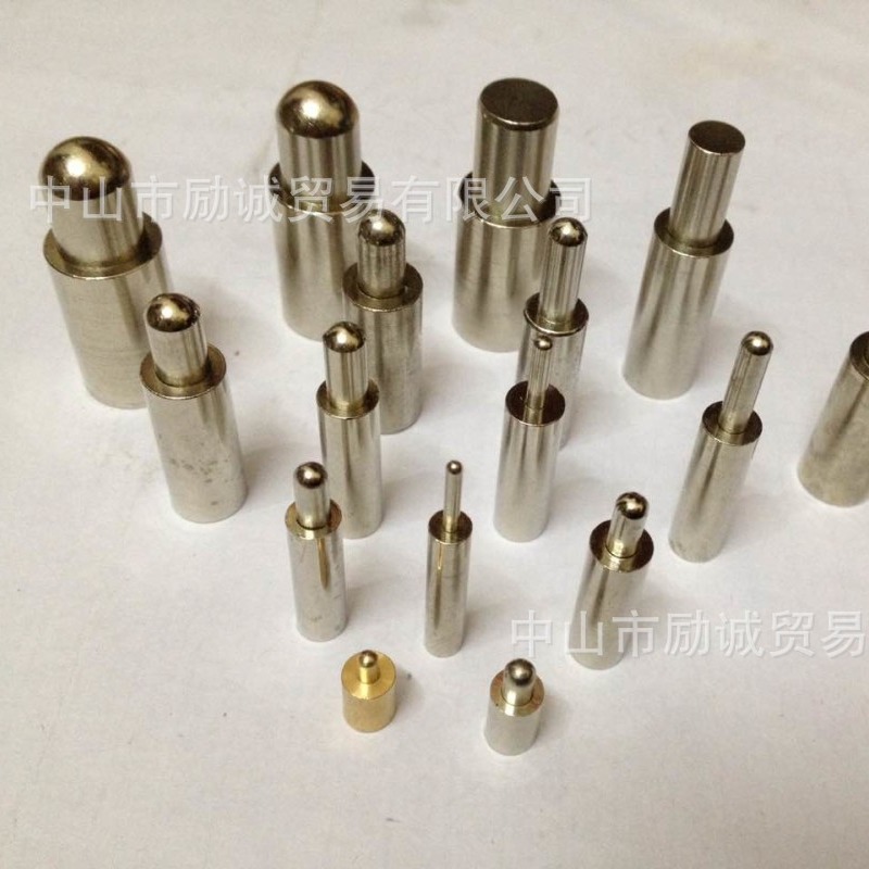 弹簧定位销五金家具限位销 鞋材皮革伸缩销 定位柱弹头直径10mm