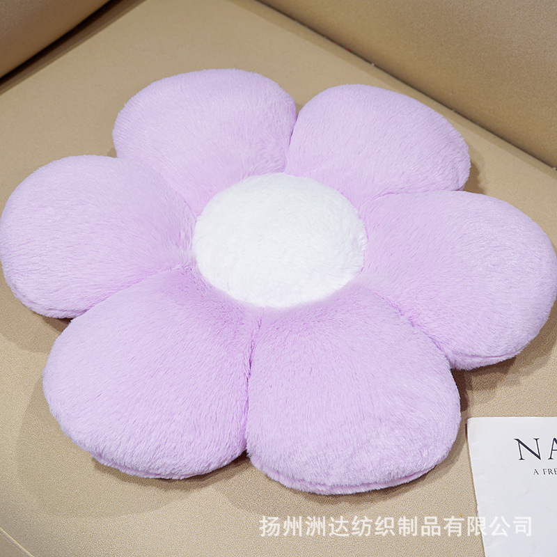 Cojín de Flor para Sofá de Algodón PP para Sala de Estar y Cama