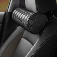 Подушка для головы автомобиля шейный отдел позвоночника Круглая подушка для шеи Хлопок памяти автомобиля сиденье автомобиля высокого класса цилиндрическая подушка для автомобиля