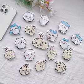 卡通吉伊软萌手机支架 亚克力工厂热销气囊伸缩折叠支架来图定制