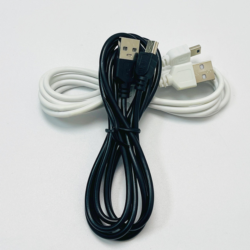 USB to Miniusb Data Cable National Standard Copper V3 Charging Cable T-Port Mp3 Data Cable 2A Trapezoidal Port Mini 5P