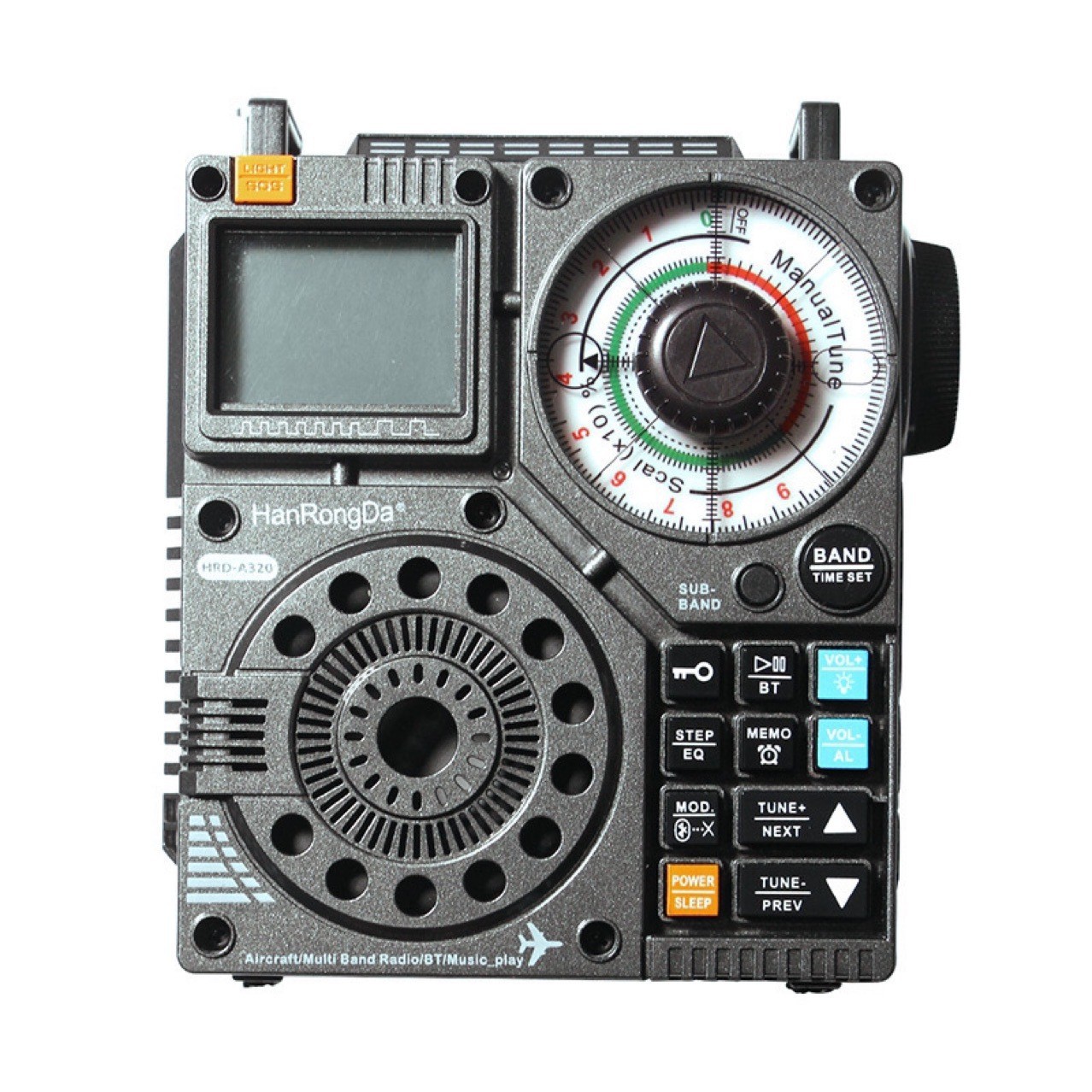 Nueva radio portátil de banda aérea MP3 mini tarjeta de sonido altavoz portátil reproductor al por mayor