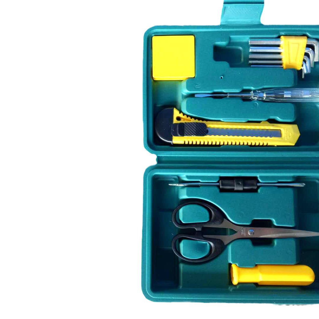 Car Tool Box Set, Home and Car Dual-Purpose Repair Electrician Hardware Tool Combination Rectangular Storage Box Wholesale