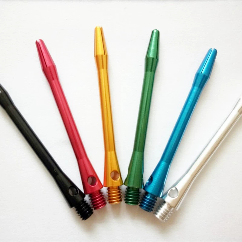 2BA резьба сплошной цвет Гладкий Металлический стержень для Дротика непросто сломать оптом алюминиевый стержень Flying Post защита от падения стержень для Дротика из алюминиевого сплава