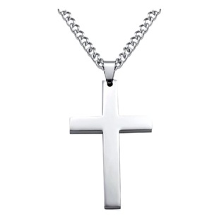 2023 Simple Cross Necklace High Sensitive Surface Niche Jewelry Pendant Cross-border E-Commerce Factory Direct