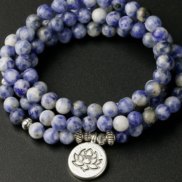 108 pieces a 8mm marble Lotus OM eyes Buddha Yoga bracelet agate Buddha beads bracelet necklace pendant 108 pieces a 8mm marble Lotus OM eyes Buddha Yoga bracelet agate Buddha beads bracelet necklace pendant
