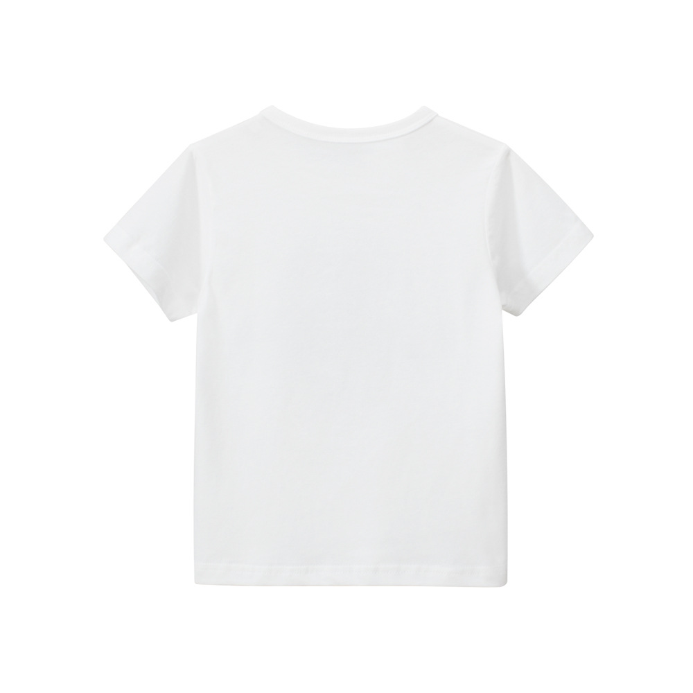 2025 verano nuevo estilo camiseta de manga corta ropa para niños transfronterizos tops estampados de dibujos animados para niños ropa para bebés suministro de Douyin