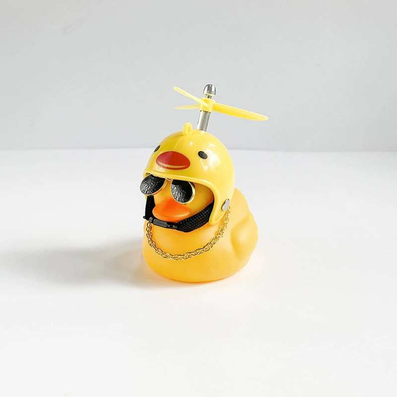 B.Duck, helmet, electric car with accessories, accessory