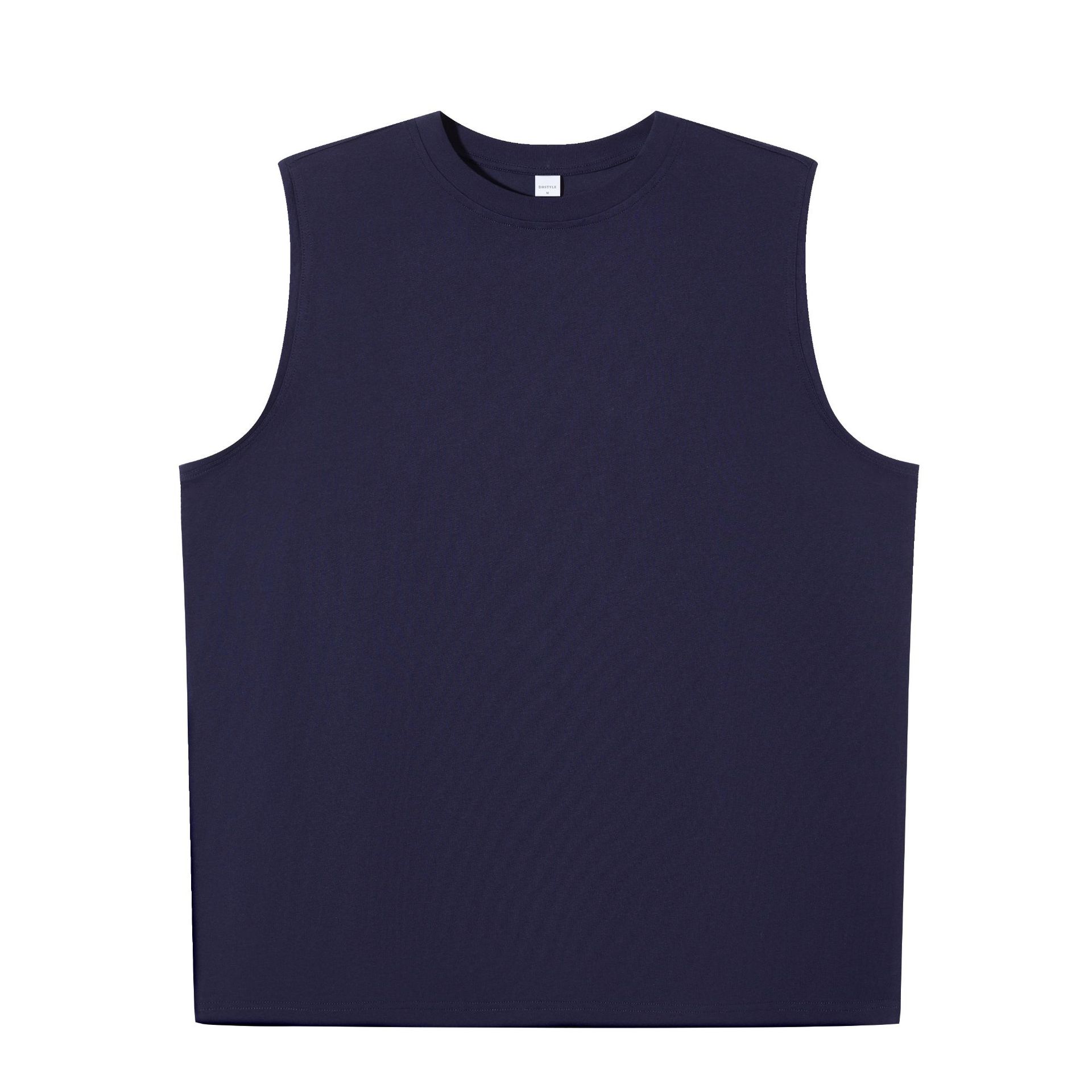 Camiseta sin Mangas para Hombre de Algodón Peinado Deportiva Casual
