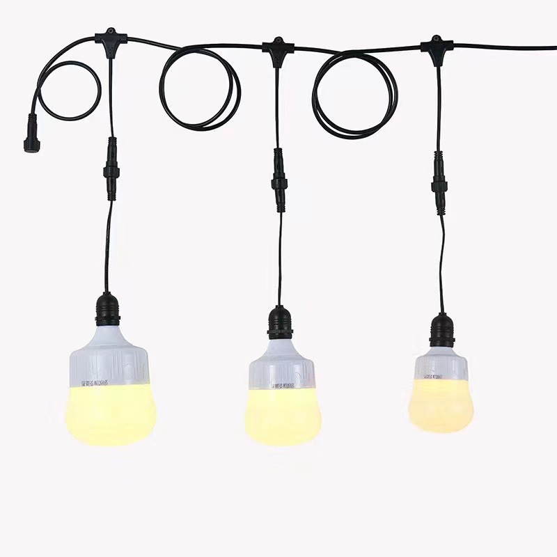 供应T型防水接头电源线三通防水连接线工程养殖防水补光灯串