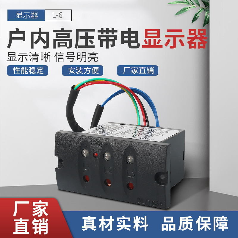 现货直供L-6(Q型)带闭锁户内高压带电显示器充气柜验电核相装置