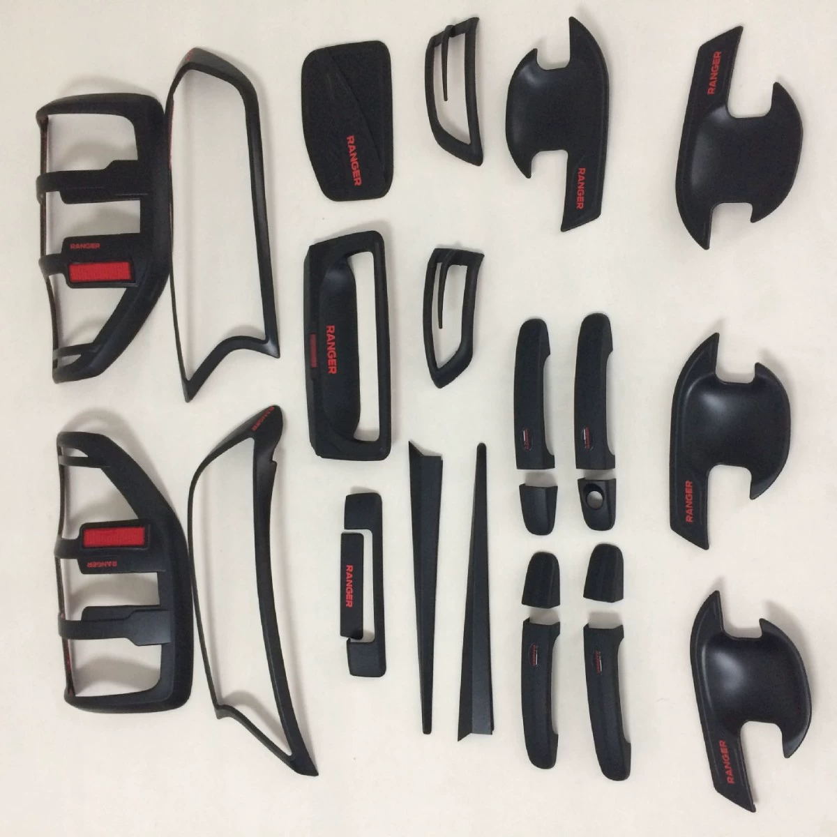 Применимо к обшивке кузова Ford Ranger T6T7T8 крышка переднего заднего фонаря крышка топливного бака отделка ручка дверная ручка