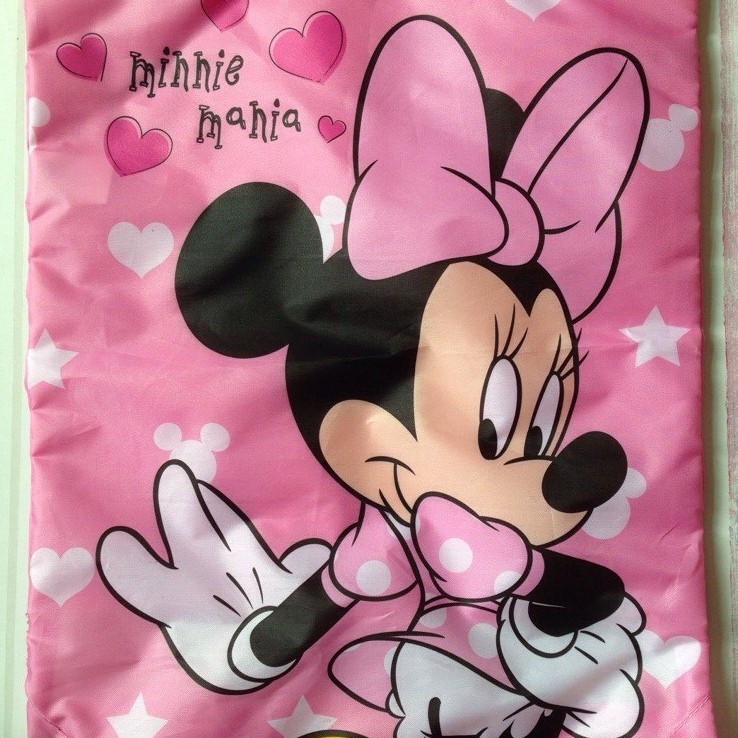 专业生产牛津布束口袋，卡通热升华印刷的抽绳袋，抽绳鞋包