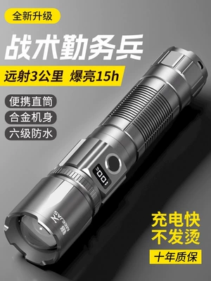 UV fənərlər, Laser Ultra-Bright Flashlight Rechargeable for