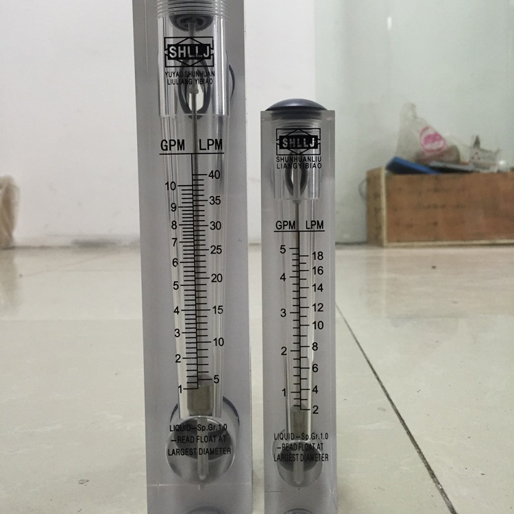 净水器5G面板流量计 水处理有机玻璃流量计 LZM-15塑料转子流量计