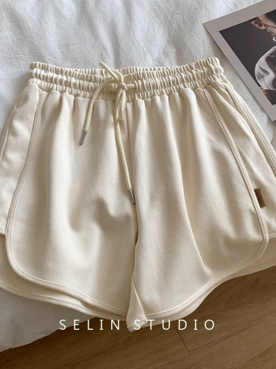 Tide спортивные шорты, тонкие брюки для отдыха и тренажерного зала, высокая талия, свободный прямой крой, для бега