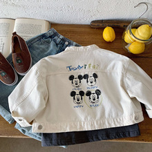 儿童短款棉布外套2026春季新品韩版男宝上衣女宝休闲时尚卡通夹克