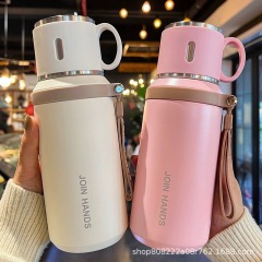 316ステンレス保温カップ男女シンプル泡カップ大容量ファッションポット携帯水カップボウル蓋カップ