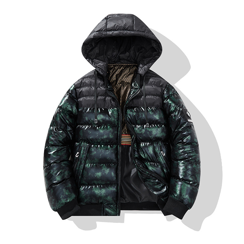 Transfronterizos de algodón de gran tamaño para hombres nueva moda de algodón de invierno grueso chaqueta cálida chaqueta de algodón de invierno para hombres