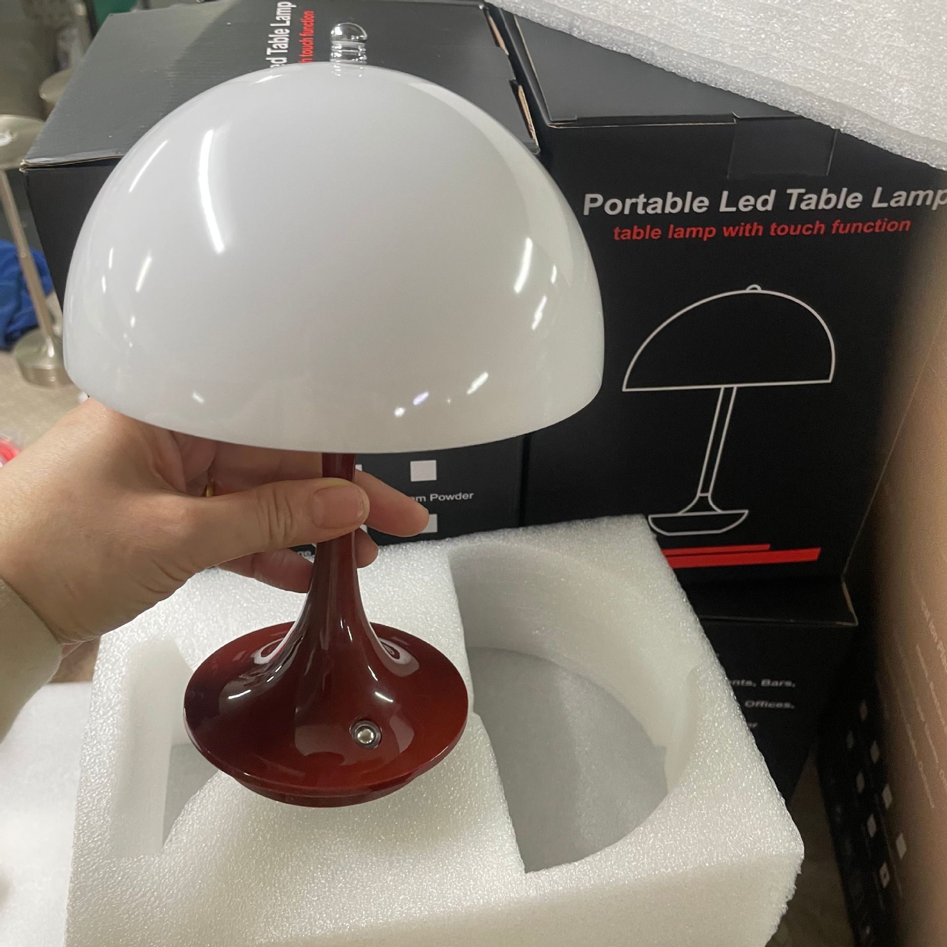 플라스틱 작은 허리/레트로 레드