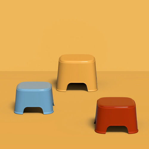 Creative Home User Children's Plastic Small Stool Kindergarten Small Chairs Baby Dining Chair Thick Portable Low stool