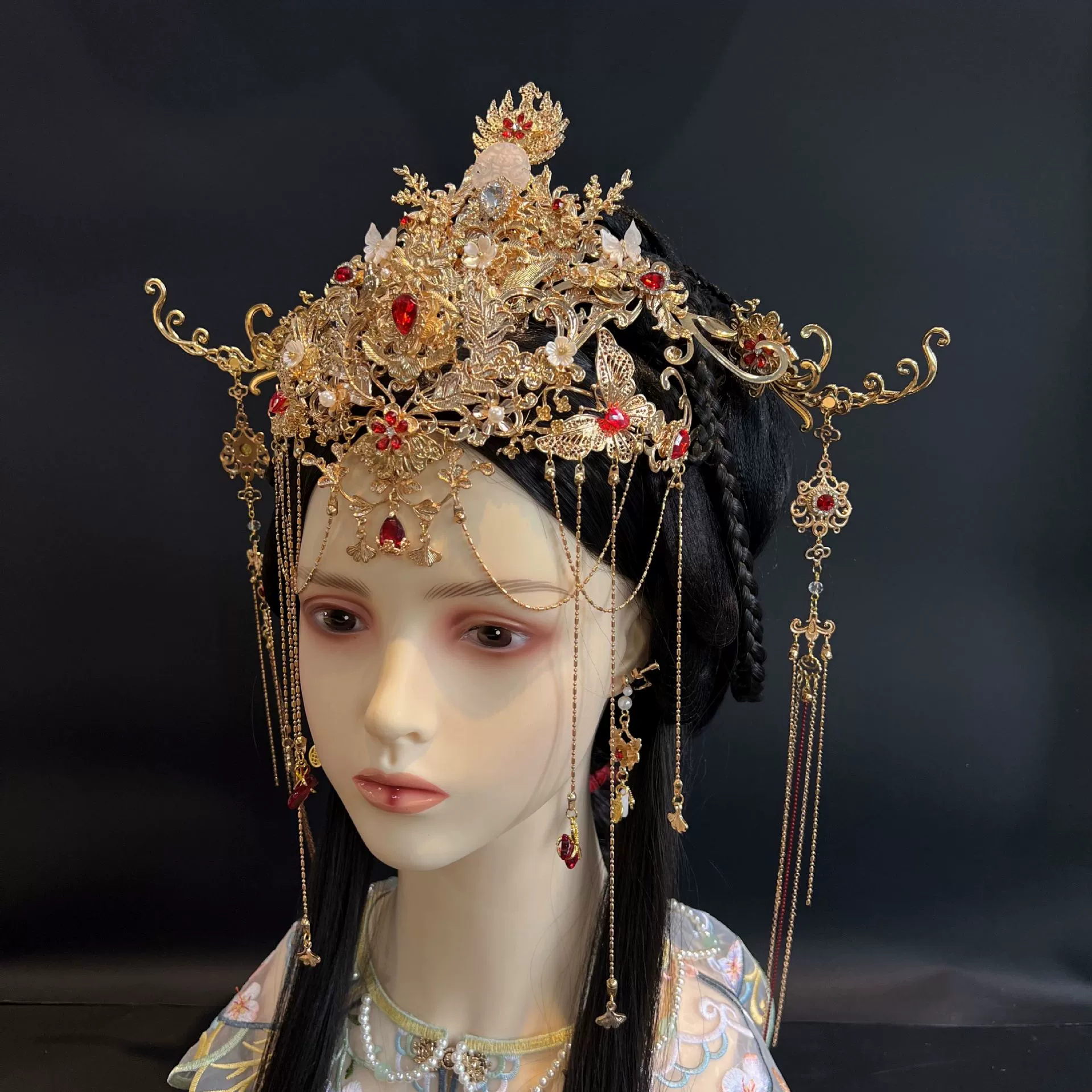 Украшение для волос корона древнего ветра волосная булочка